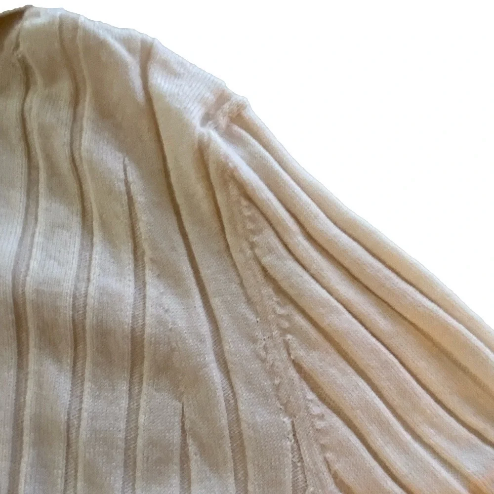 💯 merino wool ribbed turtleneck sweater banana republic s large - Picture 2 of 6